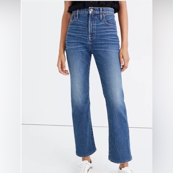 Madewell AJ197 Slim Demi-Boot Jeans in Sundale Wash 27 - Picture 1 of 4